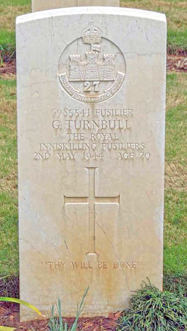 Fusilier Gordon Turnbull -Beach Head War Cemetery