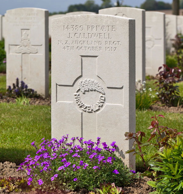 Private John Caldwell Grave