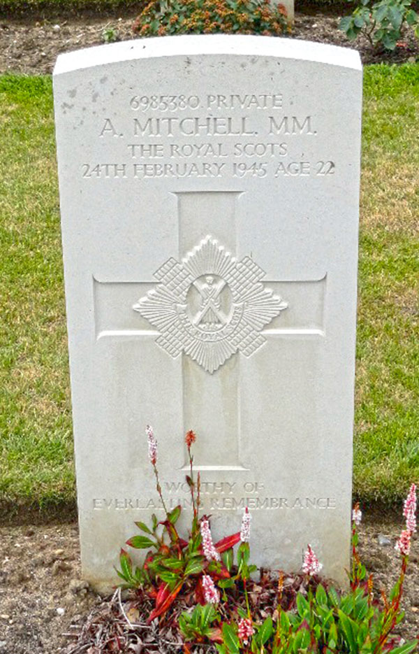Private Alexander Mitchell M.M. - Rheinberg War Cemetery